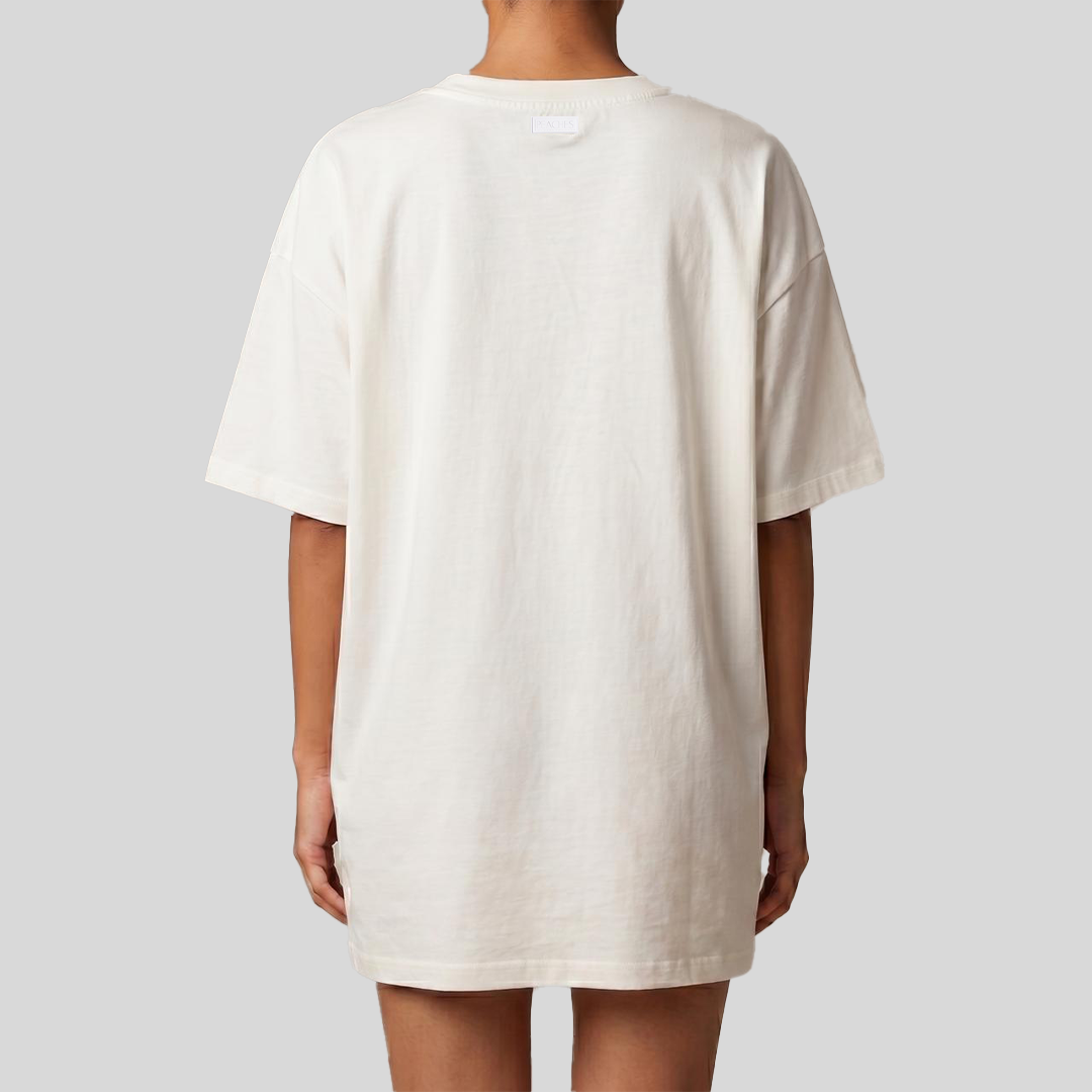 Peaches Daddy's Shirt + The Trio Pack bundle on model — back view